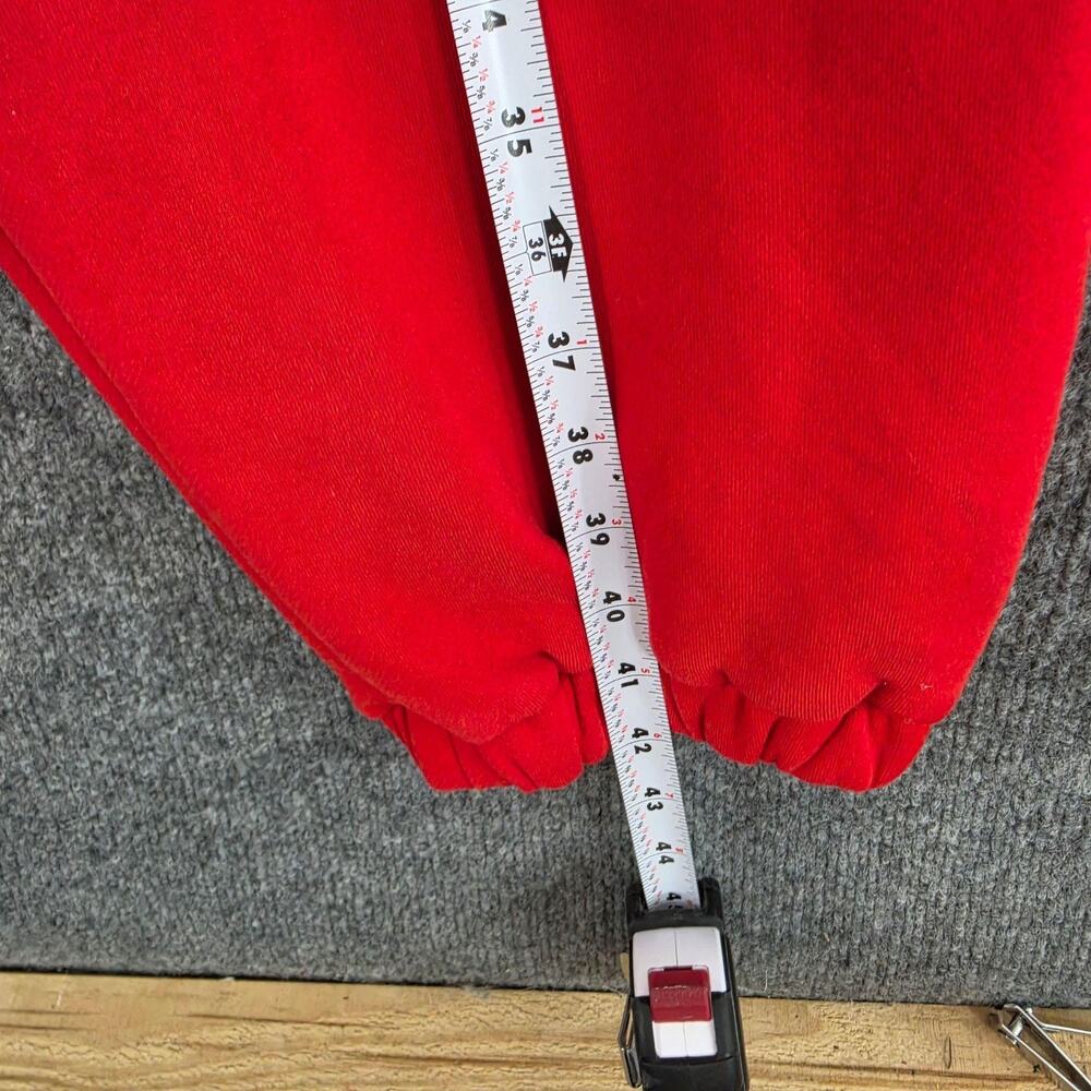 Comfrt Set Unisex XL Minimalist Red Fleece Hoodie Joggers Sweatsuit Set Lounge - Picture 16 of 16